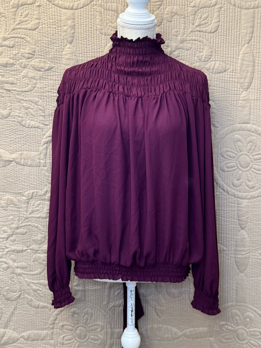 Venus Women's Purple Wine colored Blouse.
